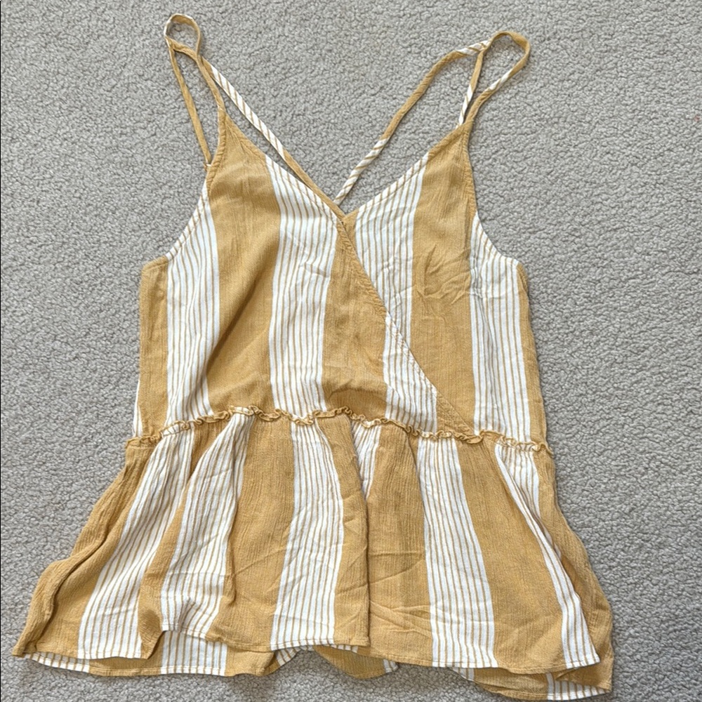 American Eagle Asymmetrical Peplum Camisole